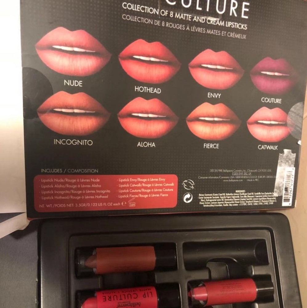 Lip Sticks 7 colors, Matte & creamy